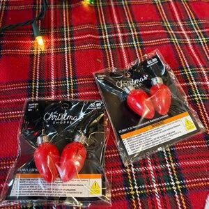 Light Up Christmas Earrings (battery included)